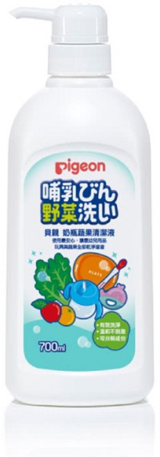 Pigeon 貝親 奶瓶蔬果清潔液 700ml, 1個
