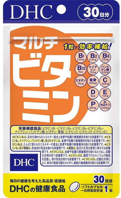 DHC 멀티비타민 30일 영양제, 단품, 1개, 1회분