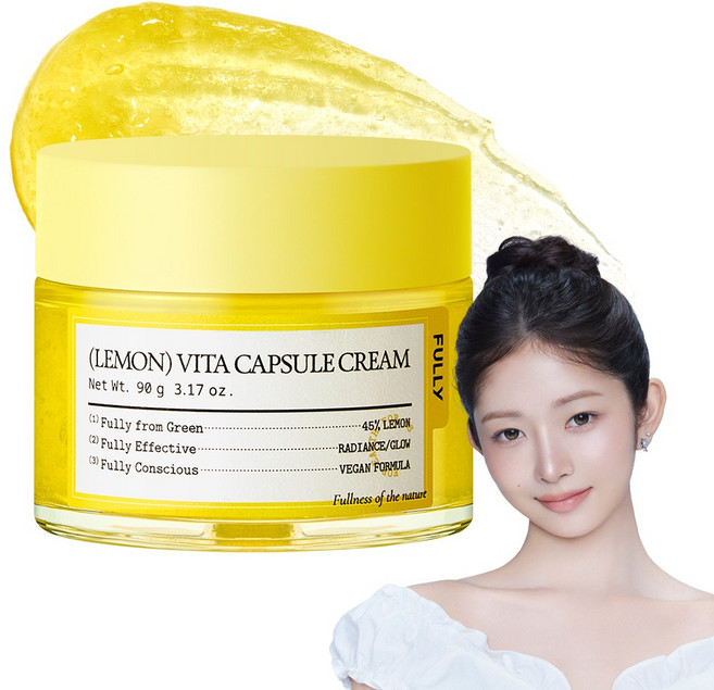 풀리 레몬 비타 캡슐 크림, 1개, 90g