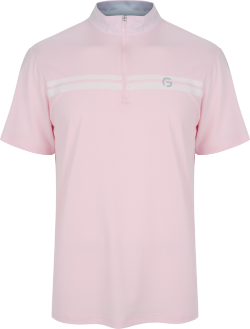 몽크로스 조르지오페리 골프 남성 리미티드 반팔 집업 티셔츠