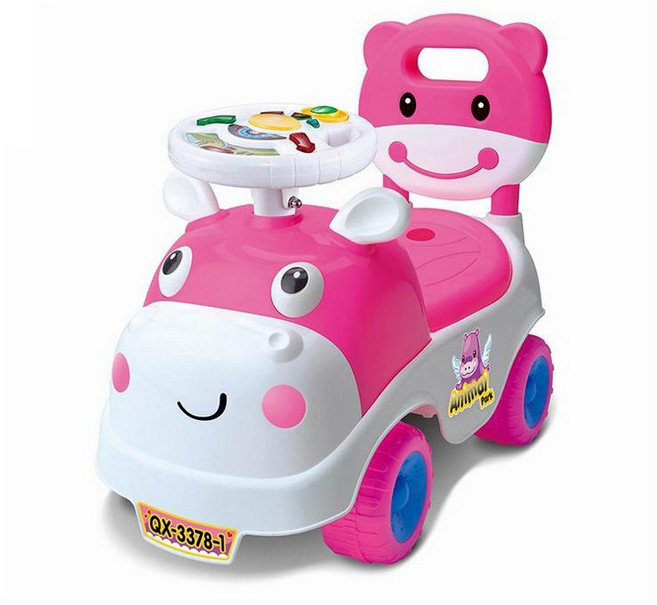 阿LIN 兒童滑行車 學步車 寶寶玩具車, 粉紅, 1個