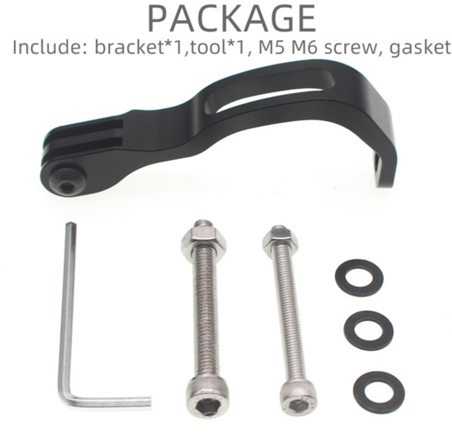 TWTOPSE 자전거 후면 라이트 마운트 거치대 PROLOGO SCRATCH M5 들 구멍이 고프로 사이클링 랙 브래킷, 02 Mount Base CATEYE