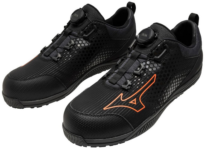 美津濃 mizuno BOA旋鈕輕量 塑鋼鞋頭安全鞋 寬楦防滑避震