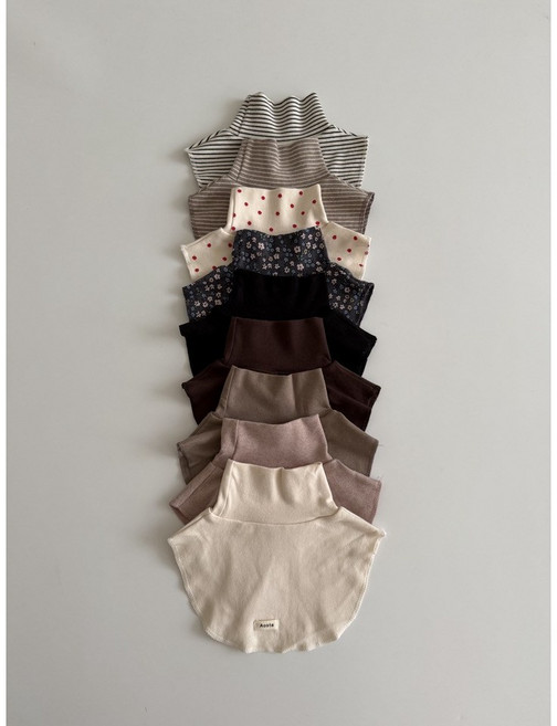 미니트럭 유아 페이크폴라 6컬러 신생아-5세용 / 신생아 아기 선물 유아 넥워머 보온 내복 폴라티