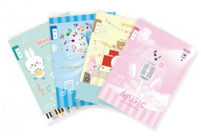 초등노트 음악노트(10권입), 여아용10권입, 1팩