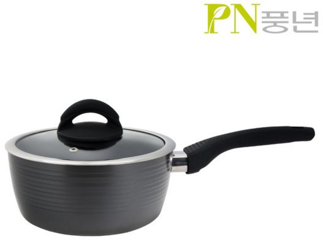 PN풍년 마레 세라믹IH 편수냄비, 스테인리스 스틸, 1개, 18cm