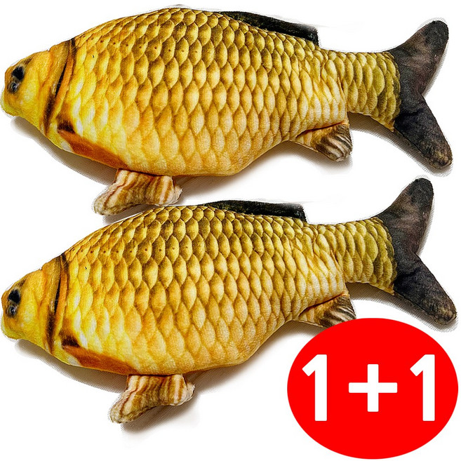 파닥물고기 옐로피시 움직이는 자동장난감 1+1