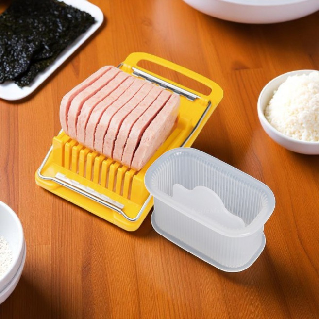 일본 코쿠보 무스비 만들기 세트 햄 슬라이서 무스비 메이커 김밥 주먹밥, 1세트