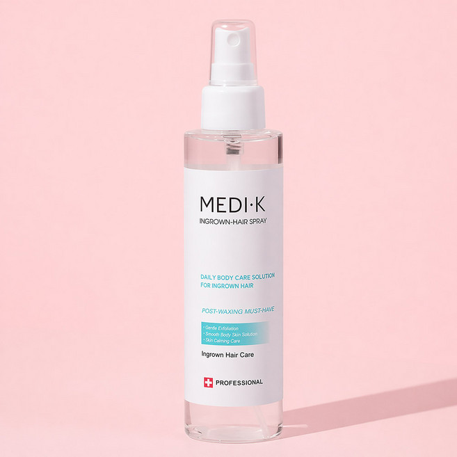 약국입점 메디케이 인그로운헤어 스프레이 대용량 150ml 제모 왁싱후 관리 진정 닭살 모공각화 브라질리언 겨드랑이 각질케어, 1개