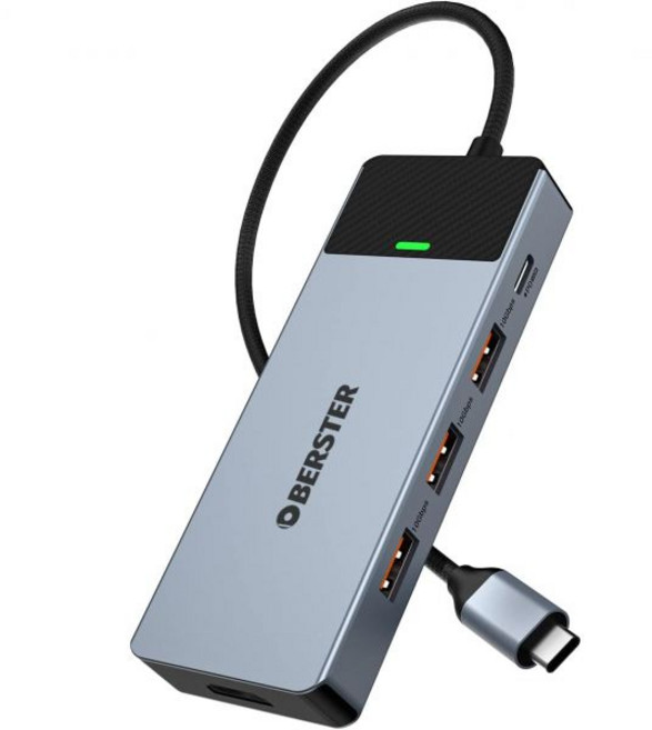 맥북 M1용 도킹 스테이션 USB C OBERSTER C 허브 듀얼 모니터 4K HDMI 3.0 PD 100W 이더넷 SD/TF 슬롯 및 윈도우용 노트북 도킹스테이, USB A/C 3.2, USB A/C 3.2