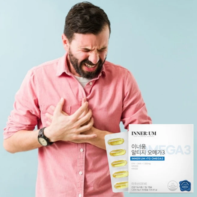 이너움 알티지 오메가3 108.81g, 90정, 1개 - 쿠팡