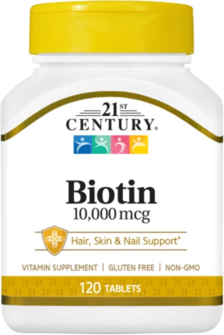 21세기센트리 비오틴 10000mcg 타블렛, 120정, 1개 - 쿠팡