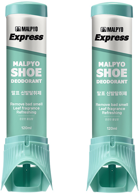 NEW 말표 신발 탈취제 (120ml) - 프레쉬한 풀잎향 - 2개, 120ml