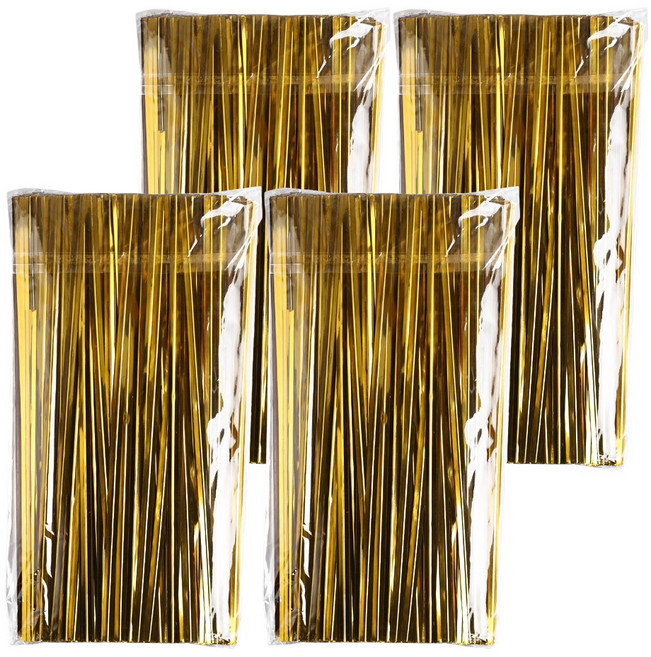 [모핸] 15cm 절단 빵끈, 4개, 금색