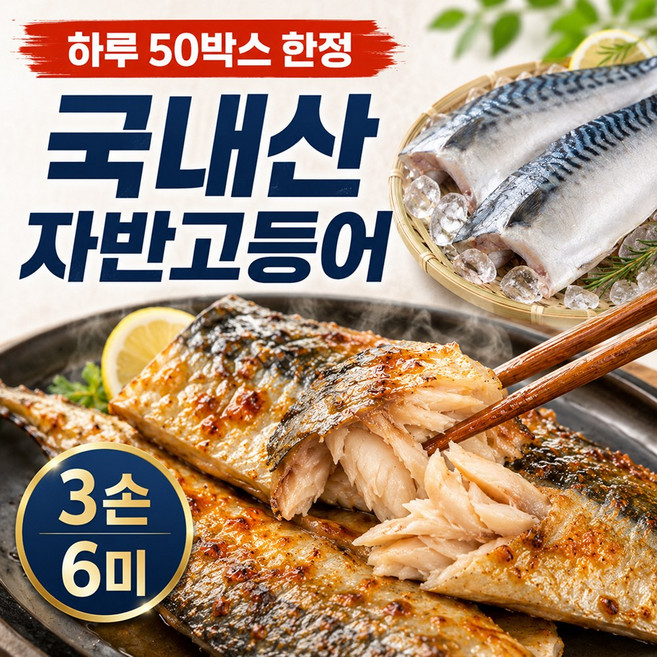 믿고먹는 은하수산 국내산 자반고등어, 1박스, 1kg(6미) 드라이아이스2개