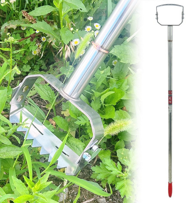 만작 올스덴 잡초제거기 미소호미 장대 잡초뽑기 김매기 서서호미, 1개