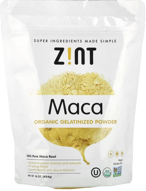 몸관리하세요 겨울입니다 Zint 유기농 젤라틴화 마카 분말 454g(16oz) 특별관리진행, Zint 유기농 젤라틴화 마카 분말 454g16oz, 454g, 1개 - 쿠팡