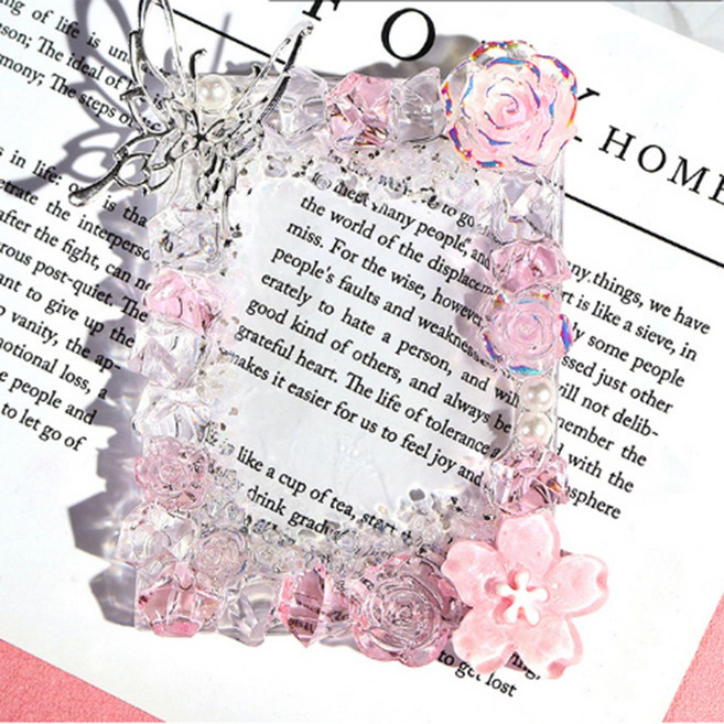 다이어리레시피 포토카드 탑로더 완제품 포꾸 탑꾸 액자 케이스, 11 : 핑크플라워, 1개