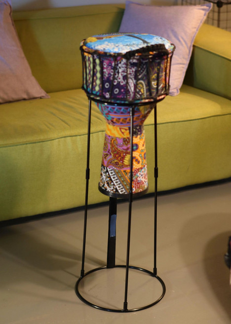 젬배 스탠드 거치대 공연 휴대용 젬베 프레임 브라켓 바퀴 지지대, A형 스탠딩 브라켓 신소재드럼, 1개