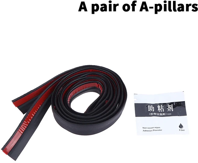 호환 차량 도어 고무 씰 스트립: B-필러 긁힘 방지 도어 엣지 방수 씰