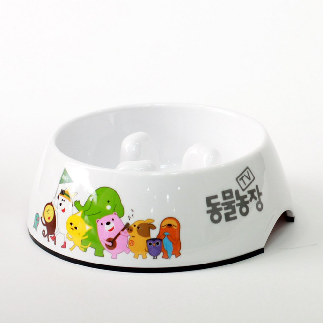 동물농장 반려동물 하루의 냠냠식기 슬로우형, A, 1개