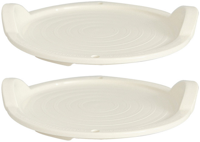 일본 사나다 전자레인지 트레이 (D-5835) 전자렌지용기 받침대 간편조리, 2개