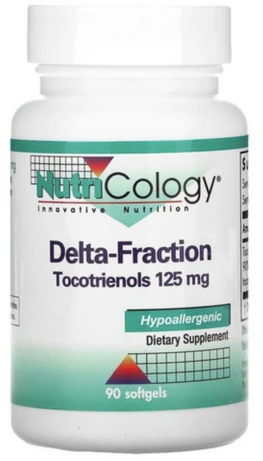 뉴트리콜로지 델타-프랙션 토코트리에놀 125mg 소프트젤, 90정, 1개 - 쿠팡
