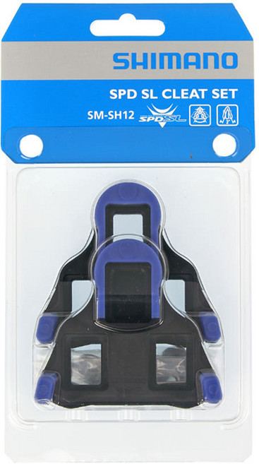 [공식수입정품] 시마노 클릿 클리트 로드 자전거, 1개, 블루(SM-SH12)