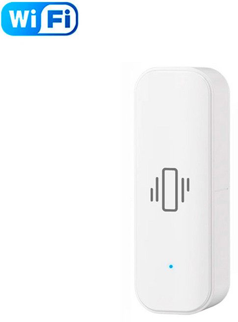 IHseno 투야 와이파이 스마트 진동 센서 감지 라이프 앱 알림 실시간 모션 충격 경보 이력 레코드, 1) WiFi 1pcs