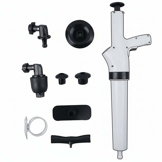 혼시티 초강력 하수구 세면대 변기 뚫어뻥 세트, 뚜러뻥세트, 상세페이지 참조