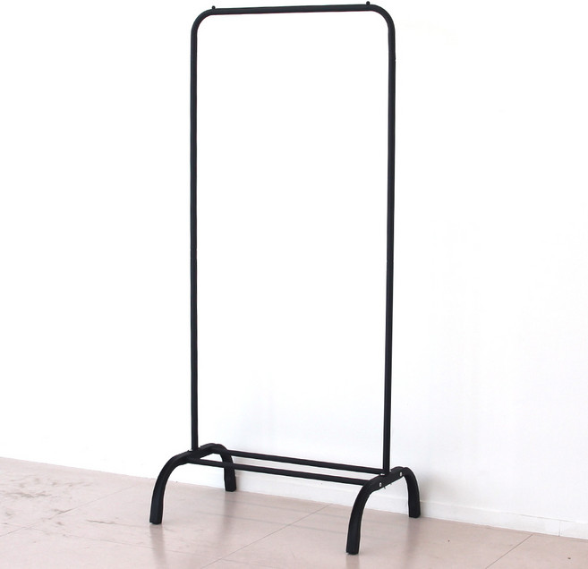 철제 1단 2단 미니 옷방 행거 이동식 매장용 그란데 튼튼행거 모음, 03_그란데행거 1단600, 블랙