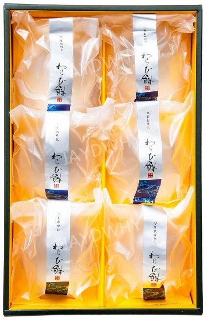 안코도 물의 정령 와라비모찌 물방울 떡, 6개, 100g