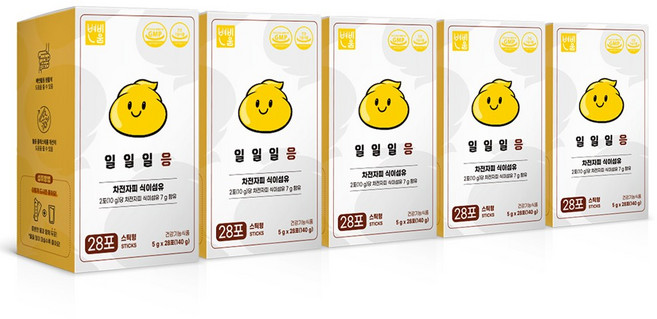 일일일응 쾌변 차전자피 식이섬유 변비움, 5g, 140개