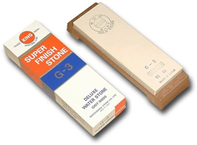 마츠나가 킹 칼갈이 마무리숫돌 8000방, G-3X 일반형 (3168001), 1개