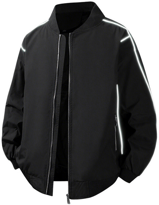 美式立領防風棒球服夾克 寬鬆休閒上衣