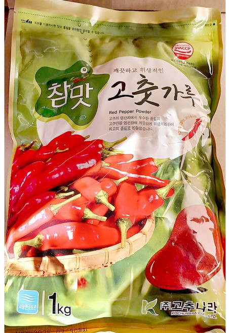 고춧가루 (참조은 장용 1K) 청양고추가루/업소용/다데기용/매운고춧가루/매운고추가루, 1kg, 1개