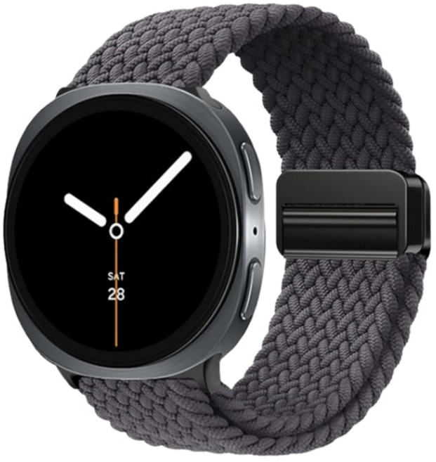 투에이비 갤럭시워치 호환 솔로루프 마그네틱 스트랩, 1개, 스페이스 그레이