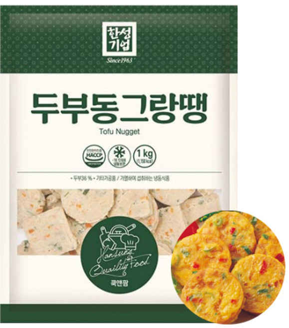 한성 두부 동그랑땡 1kg, 1개