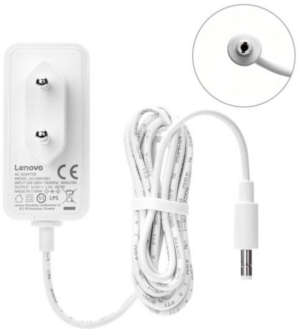 Lenovo 스마트 필수 AC 전원 어댑터 용 12V 1.5A 공급 장치 시계 2 CD-4N341Y CD-4N342Y EU/US/UK/AU 플러, 03 EU not new, 1개