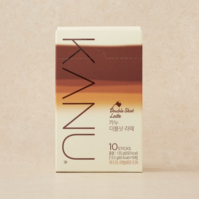맥심 카누 더블샷 라떼, 13.5g, 40개입, 1개