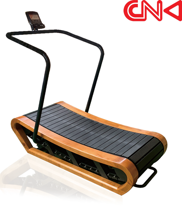 씨앤케이 우드 무동력 트레드밀 가정용 유산소기구 저소음 워킹 패드 머신 홈트 인터벌