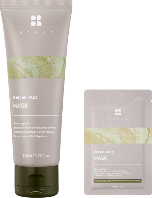 에이티즈 PICK 비알머드 릴리프 보령머드 추출물 모공케어 워시오프 머드팩 119ml, 1개, 1개입