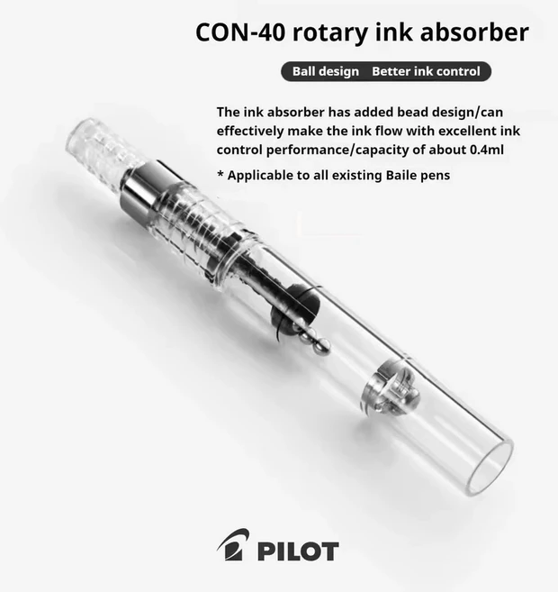 일본 파일럿 만년필 Kakuno Smile 학생 교정 자세 펜 Kawaii 문구 미술 용품, 01 F(0.4-0.5mm), 13 CON-40 Converter