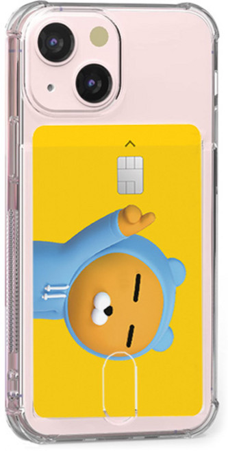 스톤스틸 카드 수납 범퍼 투명 슬림 젤리 케이스