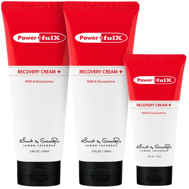 파워풀엑스 리커버리 크림 플러스 (100ml+100ml+30ml) / 파워풀크림