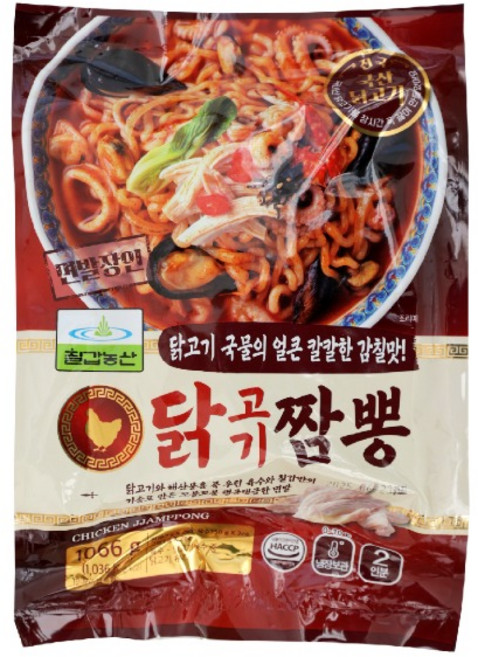칠갑농산 닭고기 짬뽕, 10개, 1.066kg