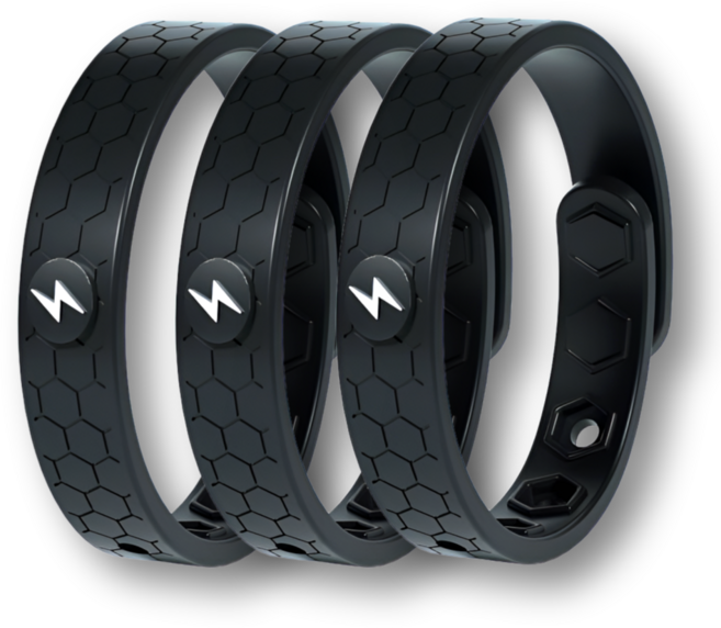 엘케이굿 정전기 방지 팔찌 스파크 완화 밴드, 3개, 블랙