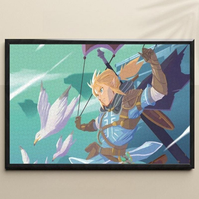 젤다의전설퍼즐1000피스 조각 직소 장난감 창의성, 12ZD