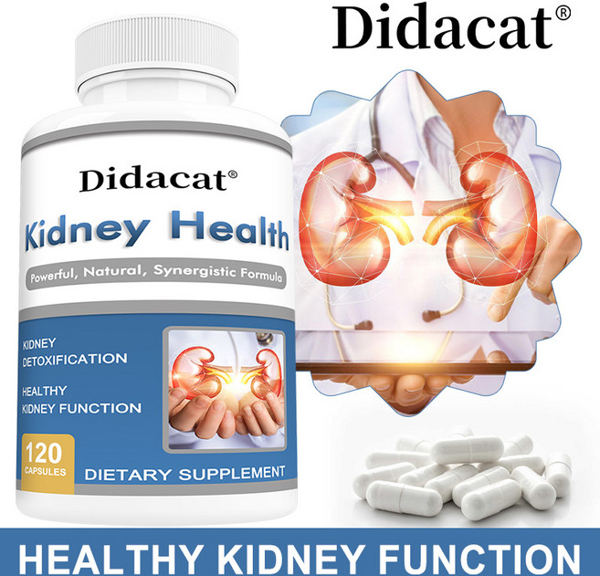 신장 회복 신장 정화 및 신장 건강 보조식품은 정상적인 신장 기능을 지원하고 건강한 신장 기능을 촉진합니다. 해독하는 니아신 프로바이오틱스 120정, 1박스