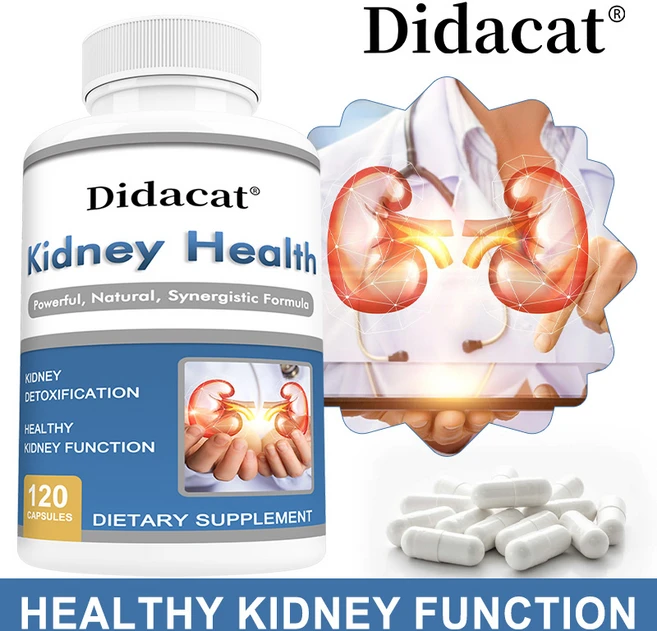 신장 회복 신장 정화 및 신장 건강 보조식품은 정상적인 신장 기능을 지원하고 건강한 신장 기능을 촉진합니다. 해독하는 니아신 프로바이오틱스 120정, 1박스 - 쿠팡